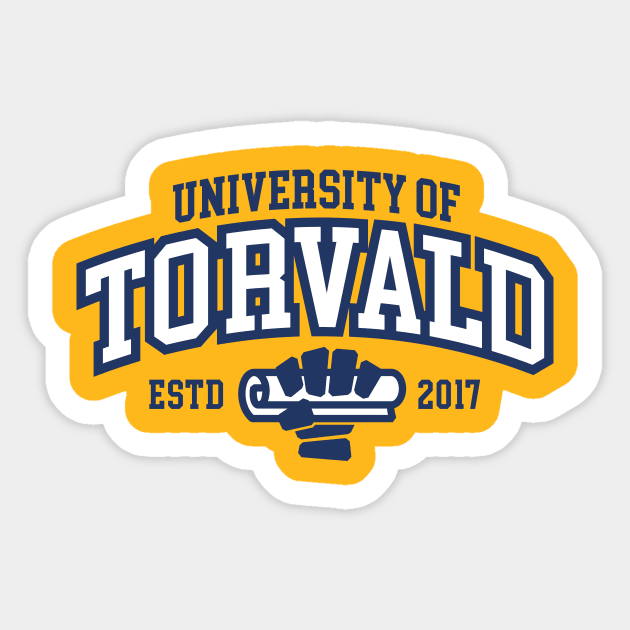 Torvald (dark) Paladins Champion Logo Sticker by dcmjs